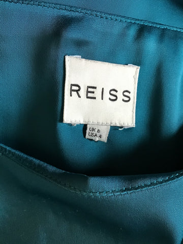 REISS MAVISE KINGFISHER LONG SKIRT SIZE 8