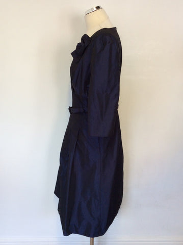 HOBBS INVITATION DARK BLUE SPECIAL OCCASION DRESS SIZE 16
