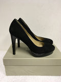 MINT VELVET BLACK SUEDE HEELS SIZE 6/39