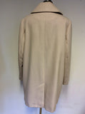 MARKS & SPENCER ALABASTER CREAM COAT SIZE 18