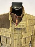JOULES HAMILTON BROWN TWEED 100% WOOL COUNTRY JACKET SIZE XL