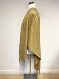 MARKS & SPENCER CAMEL & GOLD METALLIC WRAP ONE SIZE