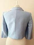 BRAND NEW HOBBS PEGASUS PALE CORNFLOWER BLUE SPECIAL OCCASION JACKET SIZE 10