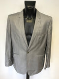 TED BAKER PASHION GREY WOOL & MOHAIR BLEND SUIT SIZE 44R / 38W/ 31 L