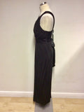 BRAND NEW KOOKAI BLACK LONG EVENING/ OCCASION DRESS SIZE 2 UK 10/12