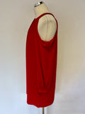 BCBGMAXAZRIA RED COLD SHOULDER SPECIAL OCCASION DRESS SIZE S