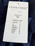 BRAND NEW FRANK LYMAN NAVY BLUE 3/4 SLEEVE BOLERO JACKET SIZE 14