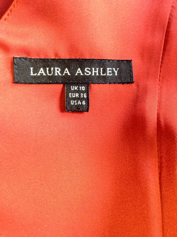 LAURA ASHLEY DEEP RED SPECIAL OCCASION DRESS SIZE 10