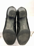 MARKS & SPENCER BLACK PATENT LEATHER ANKLE BOOTS SIZE 7.5