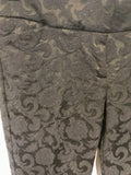BRAND NEW PHASE EIGHT BLACK EMBOSSED CAPRI PANTS SIZE 10