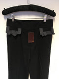 BRAND NEW MULBERRY SAMPLE CHARCOAL WOOL TROUSERS SIZE 10