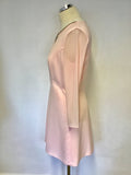 BRAND NEW WITH DEFECT TED BAKER HASWELL PINK DIAMANTÉ TRIM DRESS SIZE 3 UK 12