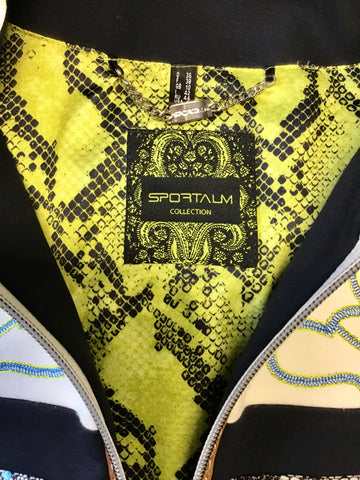 SPORTALM NEELA WHITE WITH CONTAST FABRIC WITH BEADING & EMBROIDERY SIZE 10