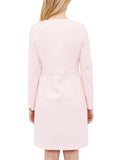 BRAND NEW TED BAKER CEALLY BABY PINK TIE FRONT COAT SIZE 2 UK 10/12