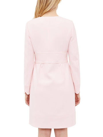 BRAND NEW TED BAKER CEALLY BABY PINK TIE FRONT COAT SIZE 2 UK 10/12