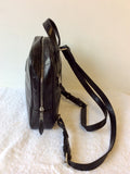 MULBERRY BLACK LEATHER CONGO BACK PACK/ SHOULDER BAG