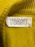TOAST MUSTARD 100% LAMBSWOOL LONG SLEEVED JUMPER SIZE 10