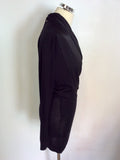 BRAND NEW ALL SAINTS BLACK KNIT ROLA PANEL DRESS SIZE S