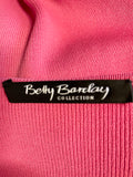 BETTY BARCLAY PINK SCOOP NECKLINE 3/4 SLEEVED CARDIGAN SIZE 10