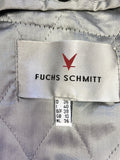 FUCHS SCHMITT BLACK BELTED TRENCH COAT SIZE 10