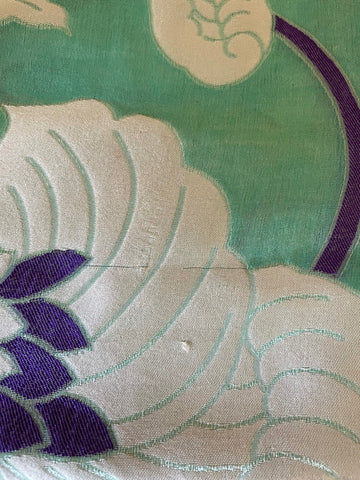 KENZO MULTI COLOURED FLORAL DESIGN COTTON & SILK BLEND WRAP/ SCARF