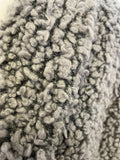 MARCCAIN GREY BOUCLE KNIT MID LENGTH COAT SIZE N5 UK 16