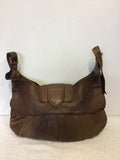 MULBERRY JONI BROWN SOFT LEATHER CROSS BODY SLOUCH HOBO BAG