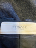 PRINGLE DARK BLUE WOOL TAPERED LEG CAPRI TROUSERS  SIZE 6