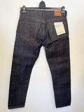 BRAND NEW GAP DARK BLUE KAIHARA JAPANESE SEVEDGE STRAIGHT LEG JEANS SIZE 32x32
