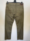 BRAND NEW JOHN ROCHA KHAKI STRAIGHT LEG JEANS SIZE 34W/32L