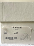 LK BENNETT ANDIE BIRCH (LIGHT GREY SNAKESKIN LEATHER PLATFORM SOLE HIGH HEELS SIZE 7.5/41
