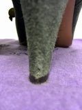LULU GUINNESS GREY SUEDE DRAWSTRING TIE ANKLE BOOTS SIZE 6/39