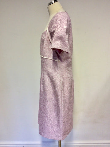BRAND NEW DRESS CODE BY VEROMIA LIGHT PINK ROSE PRINT DRESS & JACKET SIZE 20