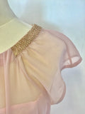 COAST LIGHT PINK BEADED TRIM SPECIAL OCCASION DRESS SIZE 12