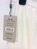 BRAND NEW WINDSMOOR WHITE FORMAL TROUSERS SIZE 20