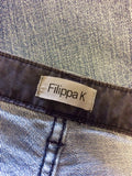 FILLIPA K LIGHT BLUE GRACIE SLIM LEG JEANS SIZE 31W / 32L