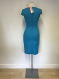 BRAND NEW LIPSY TURQUOISE WIGGLE PENCIL DRESS SIZE 8