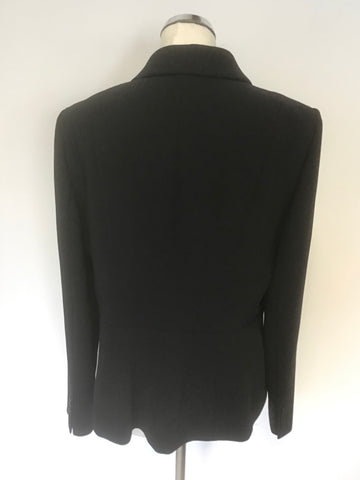 HOBBS NAVY BLUE MACHINE WASHABLE SUIT JACKET SIZE 16