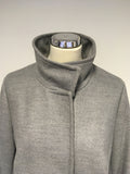 MARKS & SPENCER CLASSIC LIGHT GREY COAT SIZE 10