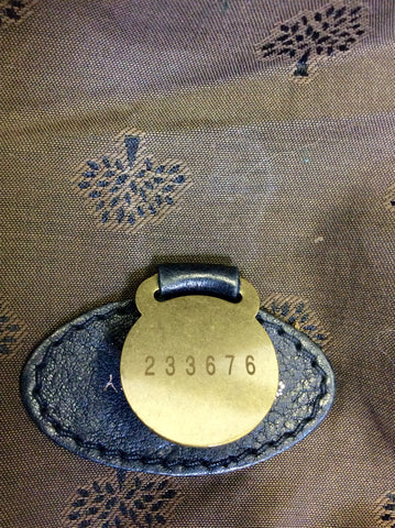 MULBERRY BLACK LEATHER FRONT POSTMAN LOCK POCKET SHOULDER BAG