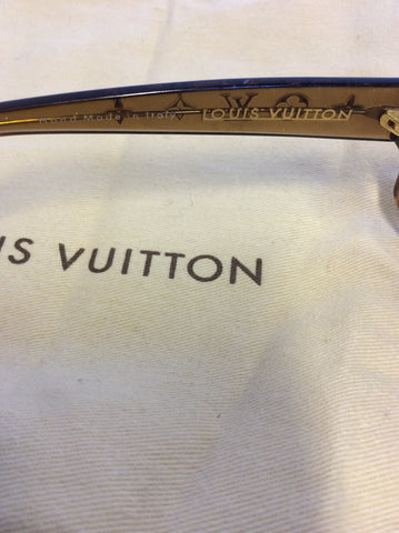 LOUIS VUITTON HONEY BROWN OBSESSION CARRE SUNGLASSES