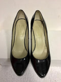 MARKS & SPENCER AUTOGRAPH BLACK PATENT HEELS SIZE 7/40