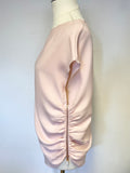 BRAND NEW WITH TAGS TED BAKER BRITLA PINK ASYMMETRIC TOP SIZE 1 UK 8/10
