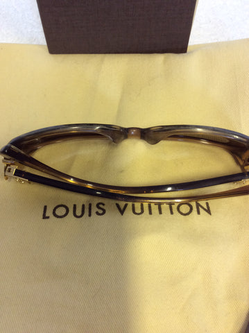 LOUIS VUITTON HONEY BROWN GLITTER SOUPÇON SUNGLASSES