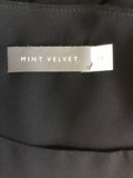BRAND NEW MINT VELVET BLACK LAYERED TIERED TOP SIZE 14