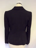 HOBBS BLACK WOOL SUIT JACKET SIZE 10