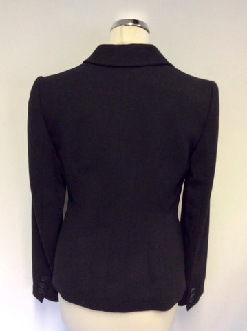 HOBBS BLACK WOOL SUIT JACKET SIZE 10