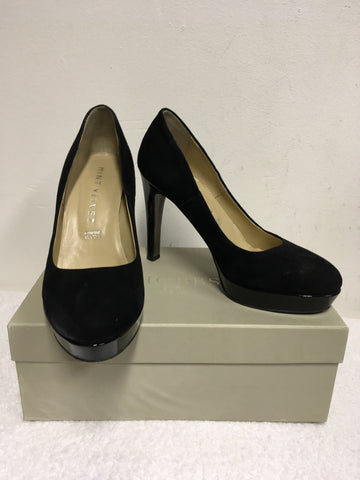 MINT VELVET BLACK SUEDE HEELS SIZE 6/39