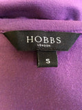 HOBBS PURPLE SCOOP NECK TOP SIZE 10