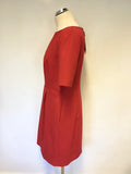 BRAND NEW COAST RED SHORT SLEEVE OCCASION DRESS SIZE 16